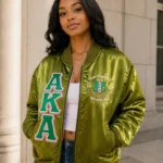 Alpha Kappa Alpha Greek Satin Jackets